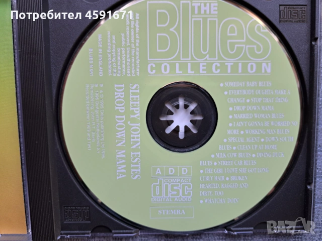 Sleepy John Estes – Drop Down Mama, снимка 2 - CD дискове - 53110338