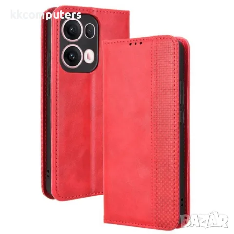 Oppo Reno13 Pro Retro-skin Magnetic Кожен Калъф и Протектор, снимка 2 - Калъфи, кейсове - 49824678