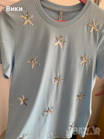 Only дамска тениска размер М, снимка 5 - Тениски - 41227441