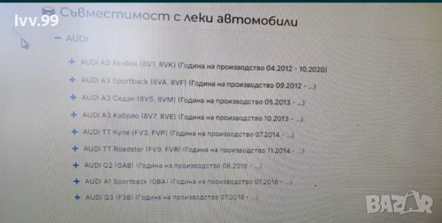 Накладки за Audi, Seat,Skoda,VW , снимка 9 - Части - 48944194