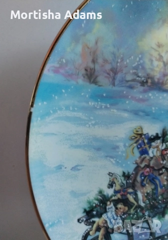 Колекционерска чиния The Leonardo Collection , снимка 5 - Колекции - 52263060