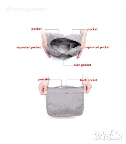3018 Травел органайзер за тоалетни принадлежности, снимка 9 - Органайзери - 34257279