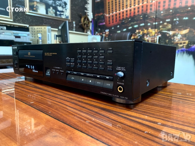 Висок клас CD плеър Sony, снимка 6 - Аудиосистеми - 51444515