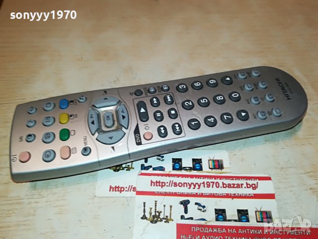 HITACHI CLE-958 TV/DVD REMOTE ВНОС SWISS 1101231040, снимка 3 - Дистанционни - 39263606