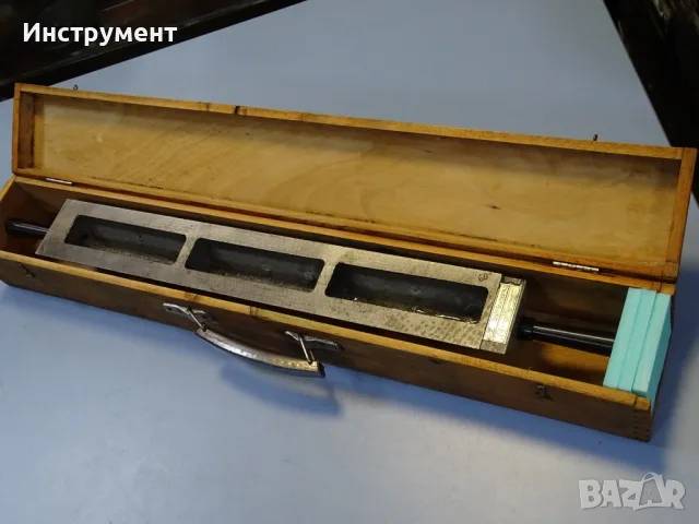 Машинна проверовъчна триъгълна чугунена линия ЗИИУ-Благоевград L-500mm/60°