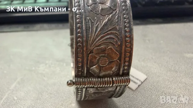 Сребърна гривна -38.30 гр., снимка 2 - Гривни - 55988044