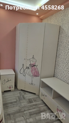 Обзавеждане за детска стая Fashion Pink, снимка 14 - Мебели за детската стая - 51296141