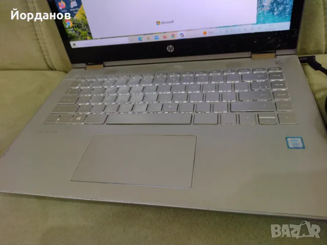 работещ HP Pavilion x360 Convertible Core i5 7th gen /2gb.ram цял за ремонт или части!, снимка 7 - Части за лаптопи - 50153192