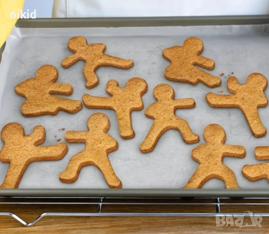 3 бр Нинджа Карате Бойни изкуства сет метални резци резец форма форми за тесто сладки, снимка 5 - Форми - 53181929