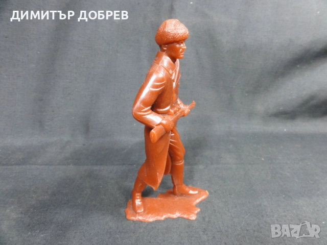 СТАРА РЕТРО СОЦ СССР ПЛАСТМАСОВА ФИГУРКА РУСКИ ВОЙНИК ВСВ, снимка 4 - Колекции - 52712228