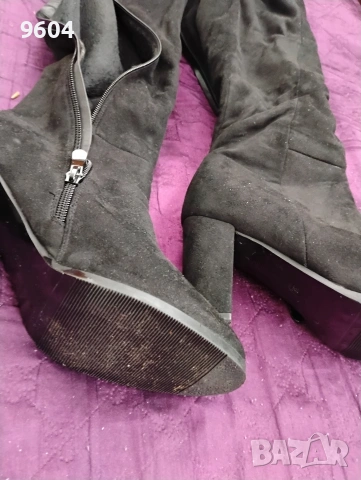 Дамски ботуши тип чизми номер 38, снимка 2 - Дамски ботуши - 43141927