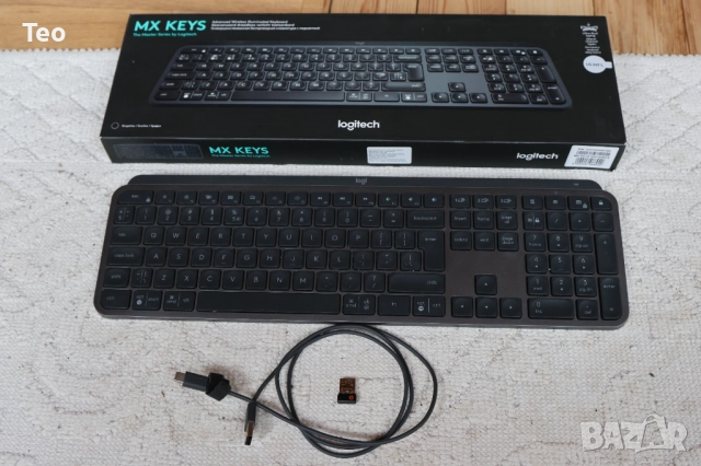 Клавиатура Logitech MX Keys S, US, Graphite 3 бр., снимка 13 - Клавиатури и мишки - 52593012
