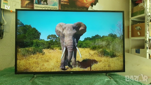LG 49 инча ЛГ 4K LED Smart смарт лед телевизор - с нова подсветка!, снимка 3 - Телевизори - 53833340