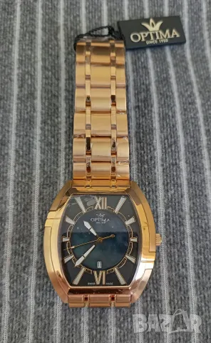 Нов Swiss Made  Optima  ”Tonneau”, снимка 2 - Мъжки - 55978128