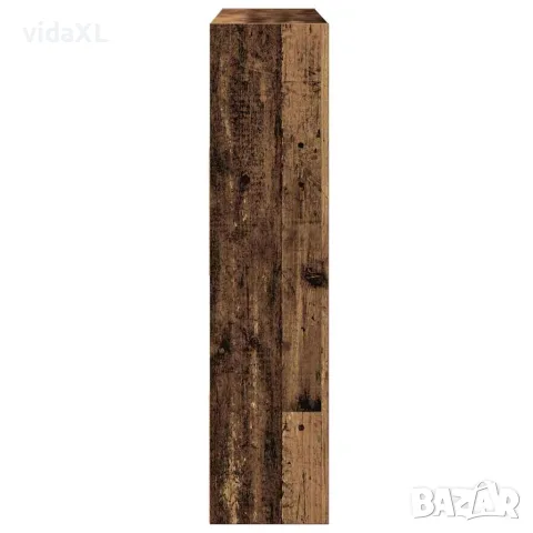 vidaXL Шкаф за книги/разделител на стаи Старо дърво 105x24x102 cm, снимка 5 - Паравани - 56148258