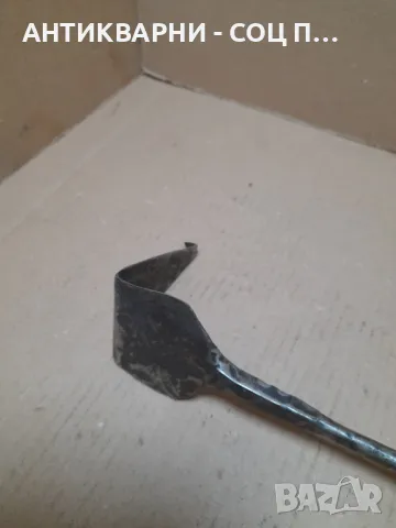 Стар Ръчно Кован Ръжен За Барбекю Камина Печки., снимка 4 - Антикварни и старинни предмети - 48466237