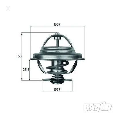 209780312 BEHR ТЕРМОСТАТ 80°C BMW 3 (E21) (E30) BMW 5 (E28) (E12) (E34) BMW 6 Купе (E24) 