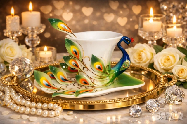   Подарък за порцеланова сватба или годишнина, снимка 7 - Подаръци за сватба - 22724087