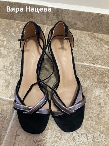 Елегантни сандали на ток, снимка 5 - Дамски обувки на ток - 41711904