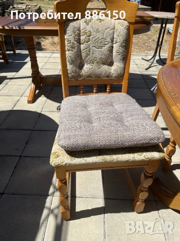 Трапезна маса със шест стола, снимка 9 - Маси - 52018076