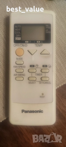 Оригинално дистанционно за климатик Panasonic 