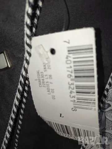 Нова дамска риза в черно и бяло L, снимка 6 - Ризи - 48334537