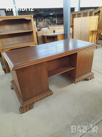 Уникат!К-т Масивен Кабинет-Бюро и Библиотека!Внос от Германия!, снимка 6 - Бюра - 48387934