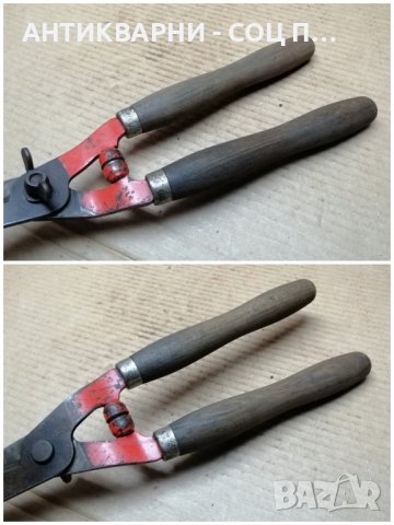 Стара Немска Градинска Ножица, Кована Ножица За Храсти, Кована Ножица За Жив Плет. / WOLF GERAT. , снимка 5 - Антикварни и старинни предмети - 44423251