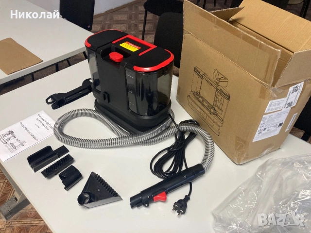 Перяща прахосмукачка за тапицерии, снимка 3 - Прахосмукачки - 53446308