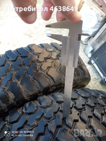 Продавам 2бр. оф-роуд гуми Силвърстоун /употребявани /, размер 215-75-16, без лепенки. Цена 160лв , снимка 8 - Гуми и джанти - 52296267