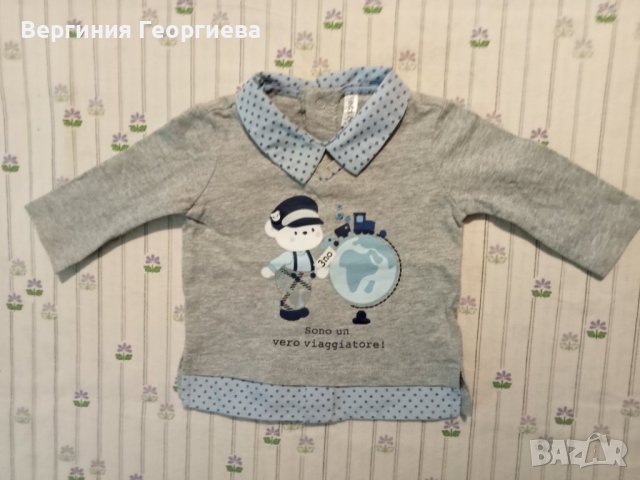Блузка за новородено , снимка 1 - Бебешки блузки - 42404665