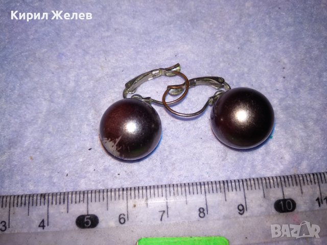 ПОСРЕБРЕНИ КЛАСИЧЕСКИ РЕТРО МОДЕЛ СТОМАНЕНИ НЕРЪЖДАЕМИ ОБЕЦИ - ТОПЧЕТА 18592, снимка 3 - Обеци - 41682629