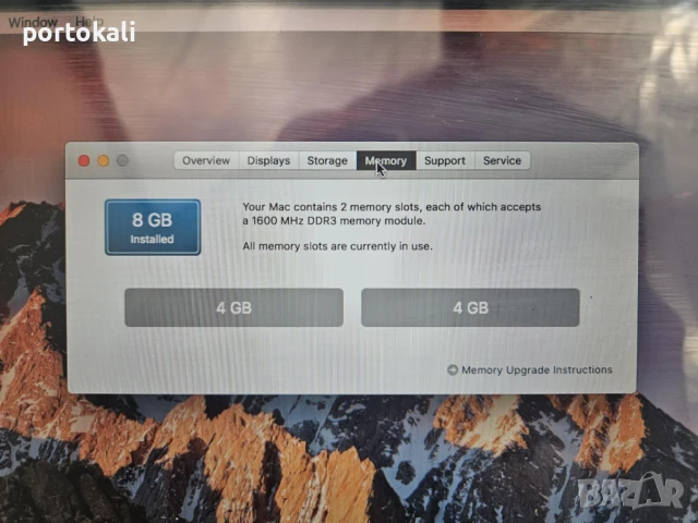 Лаптоп Macbook Pro A1278 / 2.7GHz Intel Core i7 / 8GB RAM / 128GB SSD, снимка 6 - Лаптопи за дома - 50460066