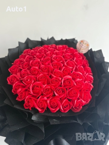 Букет, снимка 2 - Изкуствени цветя - 52900616