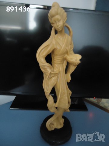 Голяма фигура статуетка японка риби шаран, снимка 3 - Статуетки - 38885102