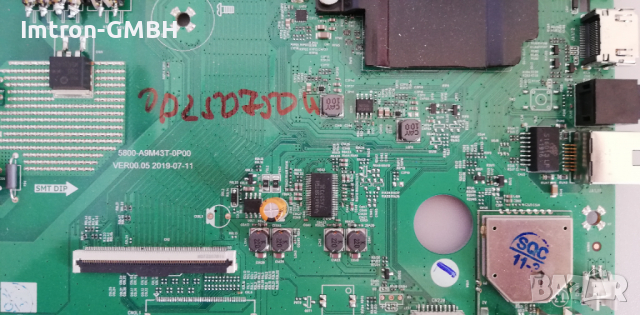 Mainboard 5800-A9M43T-0P 00 / 9M43G-010100-H TV ОК. ODL50750, снимка 3 - Части и Платки - 36278102