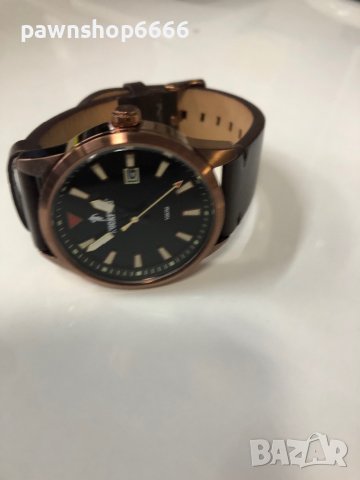 Кафяв кожен часовник Ruckfield, снимка 3 - Мъжки - 38920215