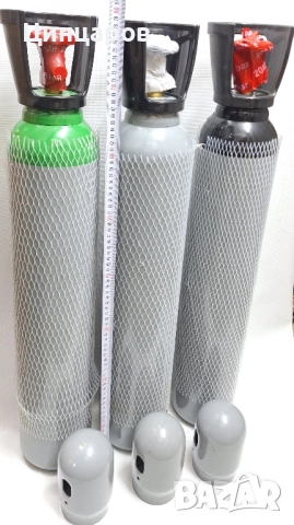 Бутилки газ заредени-1; 1,6 ;2кубика-Со2;О2;Азот;Аргон;Коргон, снимка 5 - Други машини и части - 52583649