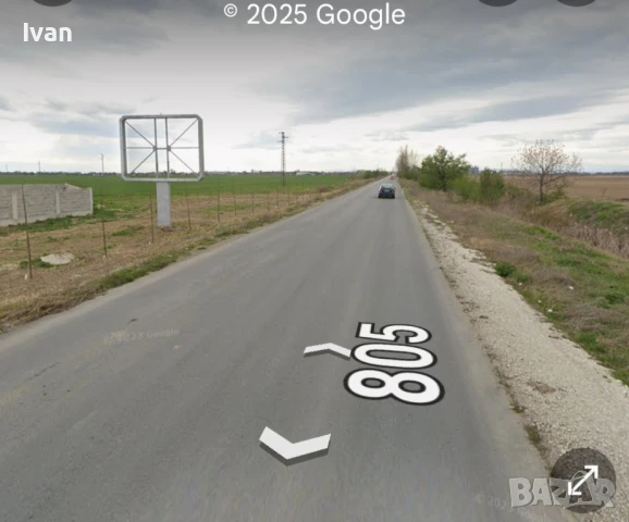 Дава се Под Наем Парцел на 1-Ва линия 67 метра лице На Главен път На 8 км от Пловдив 