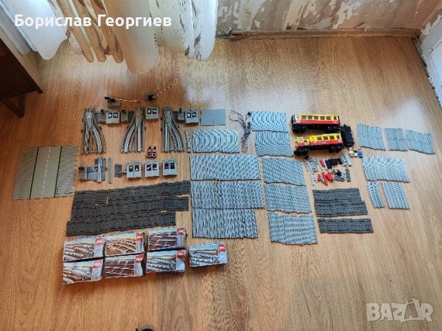 Лего части за комплект 7740 заедно с много релси 1980 г lego
