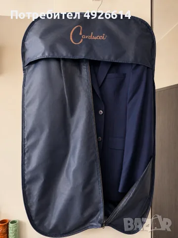 Луксозен мъжки костюм Carducci Top Collection размер 50, снимка 4 - Костюми - 55769061