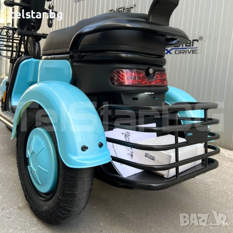 Електрическа триколка 2+1 750.2 Тип VESPA STYLE с диференциал Нов модел, високопроизводителни батери, снимка 2 - Мотоциклети и мототехника - 52407175