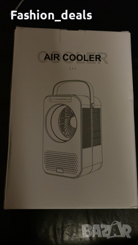 Нов Преносим вентилатор Персонален мини фен с вода Охладител Овлажнител, снимка 8 - Климатици - 36299734