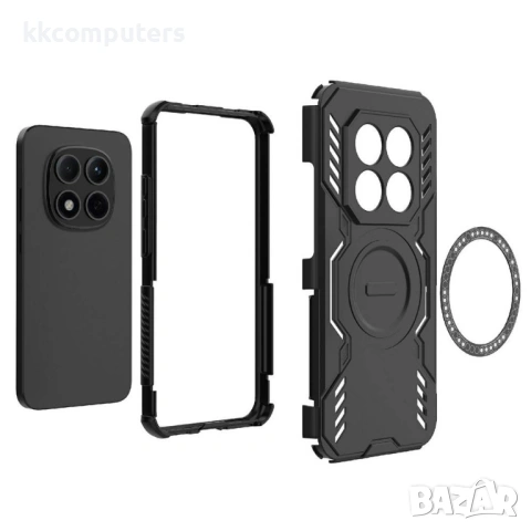 Butterfly Armor Магнитен Калъф за Xiaomi Redmi Note 15 Pro 5G - PC+TPU, Вентилация, 5 цвята, снимка 7 - Резервни части за телефони - 53779897