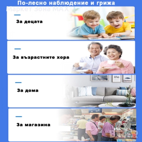 WIFI IP Камера 2MP, V380 Pro, Функция Авто Проследяване, снимка 2 - IP камери - 52939857