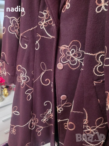 Манто дълго,шито по поръчка за 120 гр, снимка 2 - Якета - 53748001