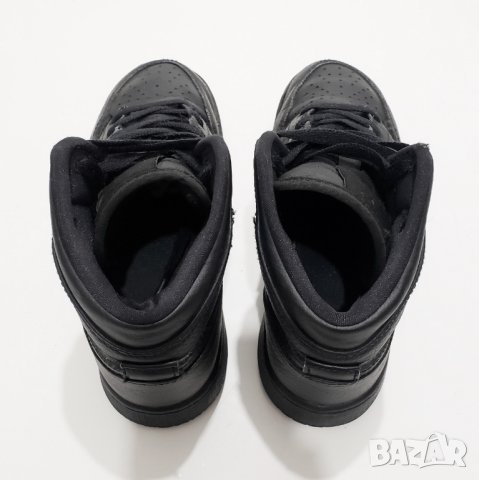 NIKE 554725 Air Jordan 1 Mid GS Оригинални Кожени Маратонки Кожа 36 23cm, снимка 7 - Маратонки - 44265345