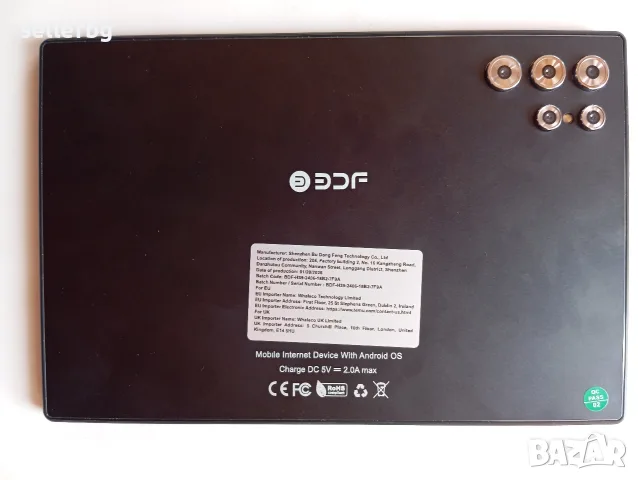 Нов 10,1" таблет BDF 64/4 Gb, 8 ядрен за 2 сим карти, снимка 5 - Таблети - 55987141