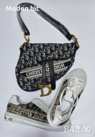 Последни чифтове! Christian Dior дамски сникърси висок клас реплика, снимка 2 - Кецове - 36086098