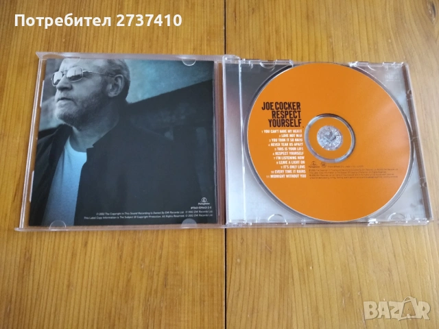 JOE COCKER - RESPECT YOURSELF 6.20евро оригинален диск, снимка 2 - CD дискове - 53486287
